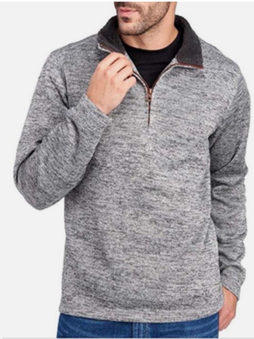Men's Weatherproof Vintage 1/4 Zip Pullover Long S